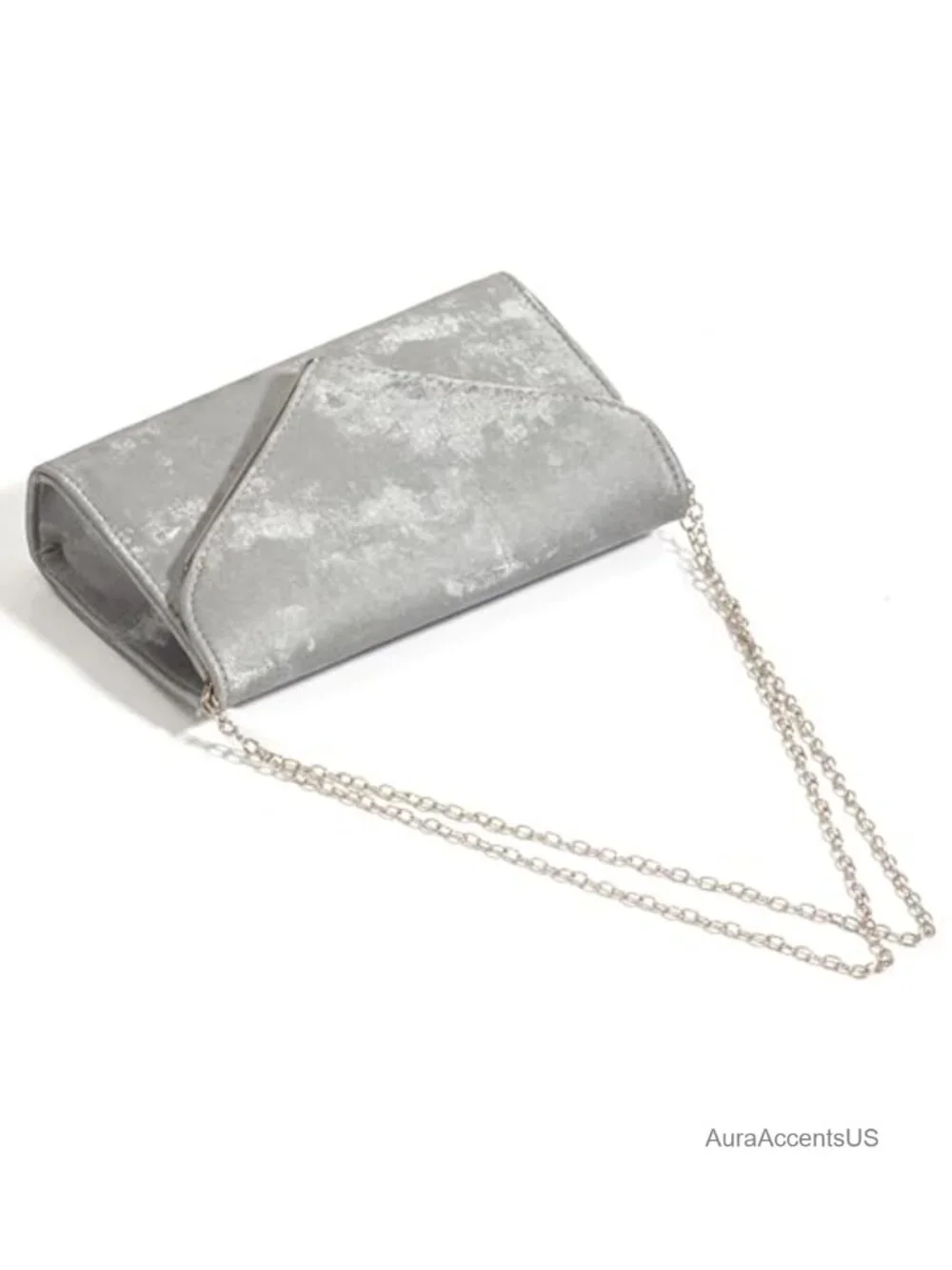 CARIEDO Women Flap Evening Clutch Vegan Leather Purse Bridal Wedding Prom Party